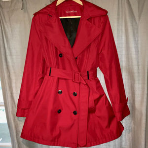 Calvin Klen double-breasted trench coat